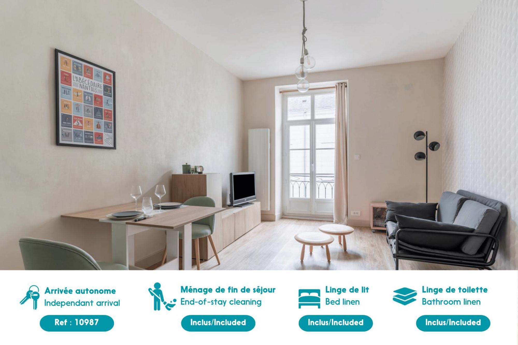 Appartement confortable au coeur de Nantes Extérieur photo